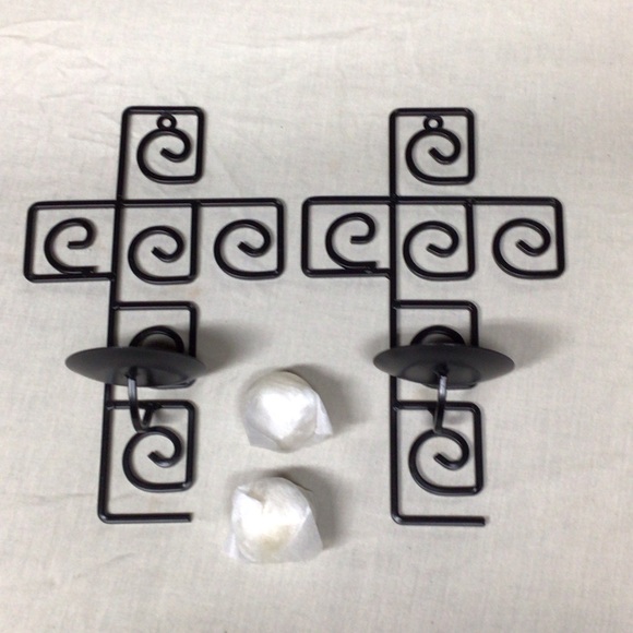 Circleware Gothic Metal Wall Sconces - Black nwot - Picture 5 of 5